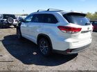 2018 Toyota Highlander Xle White vin: 5TDKZRFH0JS540902
