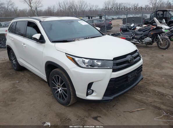 5TDKZRFH2HS512478 2017 TOYOTA HIGHLANDER Белый Передняя правая четверть