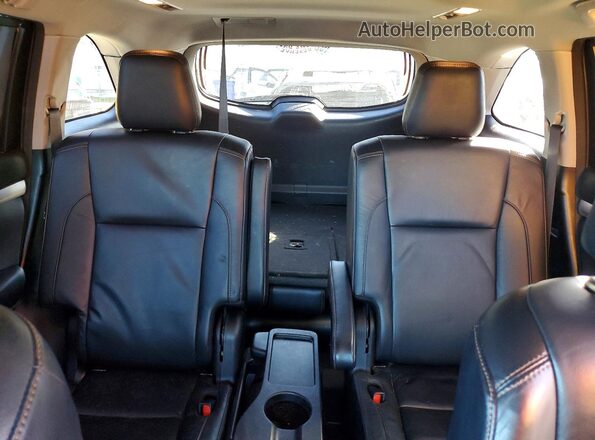 5TDKZRFH4JS546931 2018 TOYOTA HIGHLANDER Gray უკანა სავარძლების ხედი