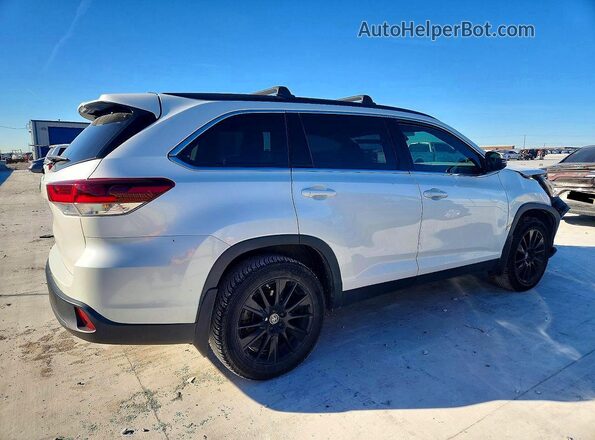 5TDKZRFH7KS353514 2019 TOYOTA HIGHLANDER Белый Задняя правая четверть