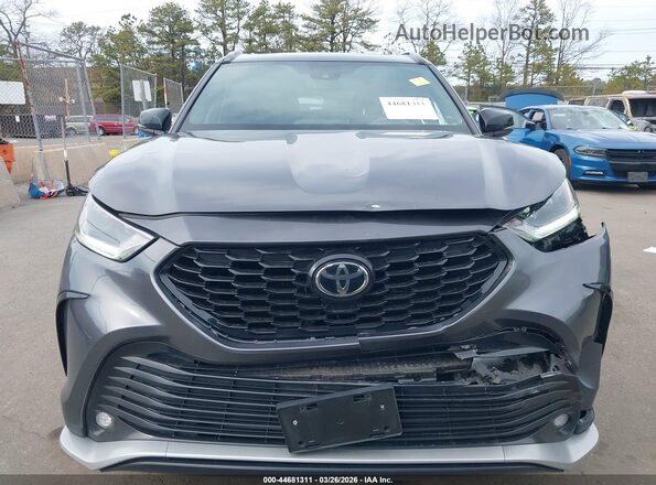 5TDLZRBH3MS092234 2021 TOYOTA HIGHLANDER Серый Вид щитка приборов