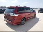 2016 Toyota Sienna Se Premium 8 Passenger Red vin: 5TDXK3DC3GS744181