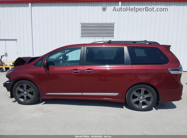 5TDXK3DC3GS744181 2016 TOYOTA SIENNA Red 