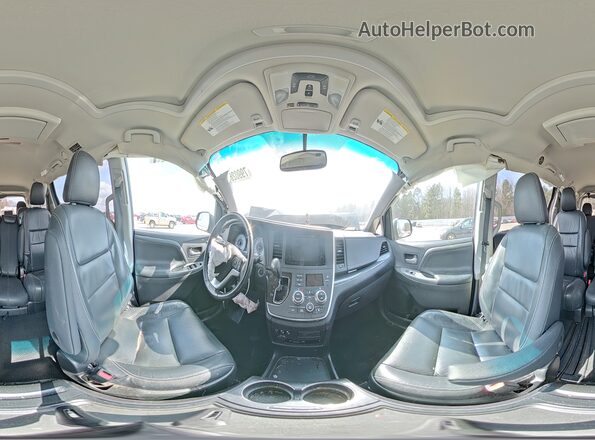 5TDXK3DC4GS697856 2016 TOYOTA SIENNA Черный Панорамный вид салона 360°