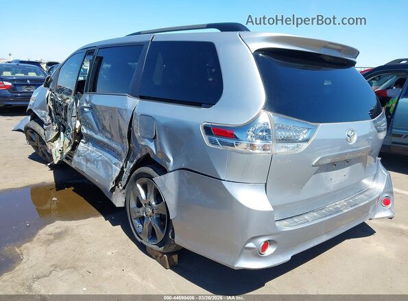 5TDXK3DC6GS695140 2016 TOYOTA SIENNA Серебряный Задняя левая четверть