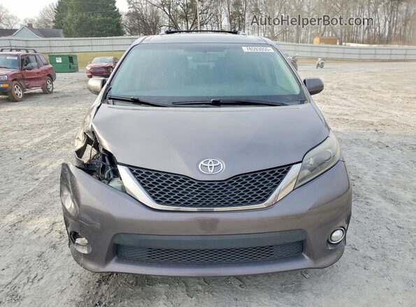 5TDXK3DC7GS719462 2016 TOYOTA SIENNA Серый Вид спереди