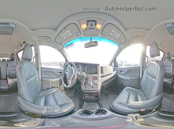 5TDXK3DC7GS719462 2016 TOYOTA SIENNA Серый Панорамный вид салона 360°