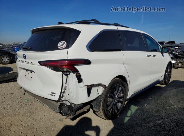 5TDXRKEC0MS015040 2021 TOYOTA SIENNA White უკანა მარჯვენა