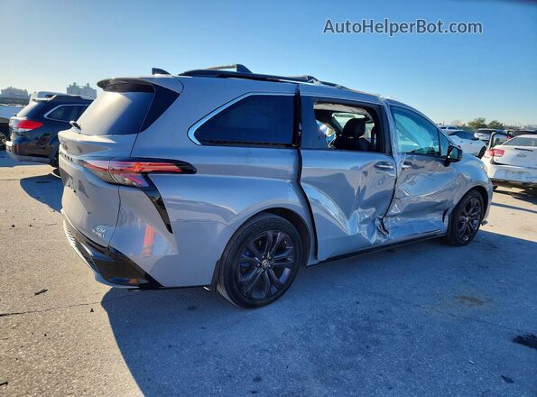 5TDXRKEC0RS182747 2024 TOYOTA SIENNA Gray უკანა მარჯვენა