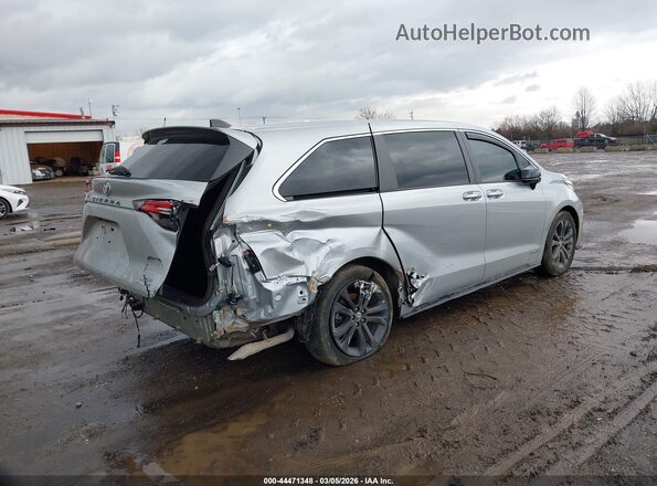 5TDXRKEC5MS005619 2021 TOYOTA SIENNA Серебряный Задняя правая четверть