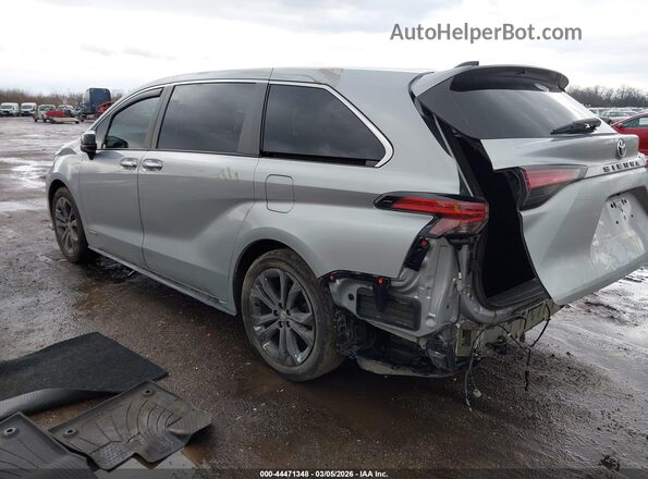 5TDXRKEC5MS005619 2021 TOYOTA SIENNA Серебряный Задняя левая четверть