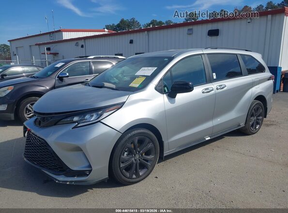 5TDXRKECXSS226422 2025 TOYOTA SIENNA Серебряный Передняя левая четверть