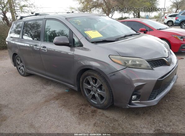 5TDXZ3DC1JS911057 2018 TOYOTA SIENNA Gray Front right