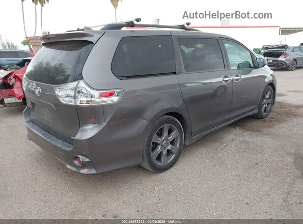 5TDXZ3DC1JS911057 2018 TOYOTA SIENNA Gray Rear right