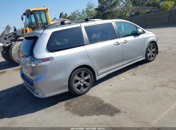 5TDXZ3DC5HS787756 2017 TOYOTA SIENNA Серый Задняя правая четверть