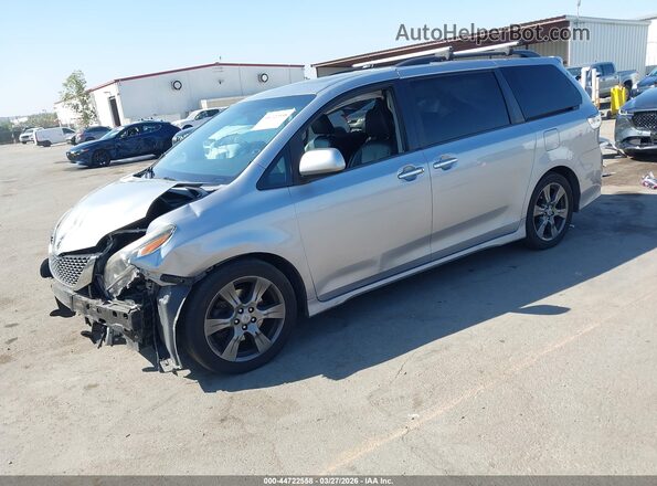 5TDXZ3DC5HS787756 2017 TOYOTA SIENNA Серый Передняя левая четверть