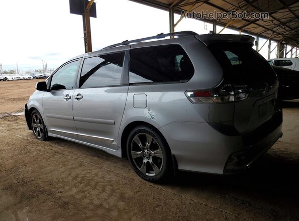 5TDXZ3DC9JS957722 2018 TOYOTA SIENNA Серый Задняя левая четверть
