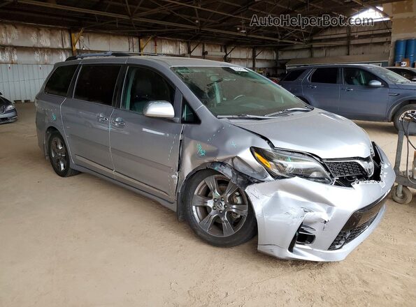 5TDXZ3DC9JS957722 2018 TOYOTA SIENNA Серый Передняя правая четверть