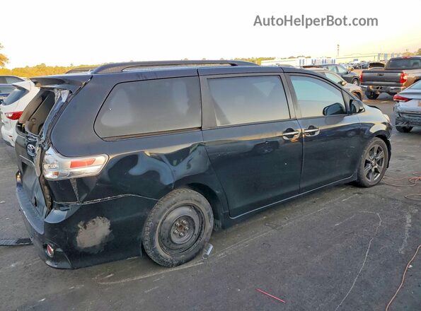 5TDXZ3DCXHS885004 2017 TOYOTA SIENNA Черный Задняя правая четверть