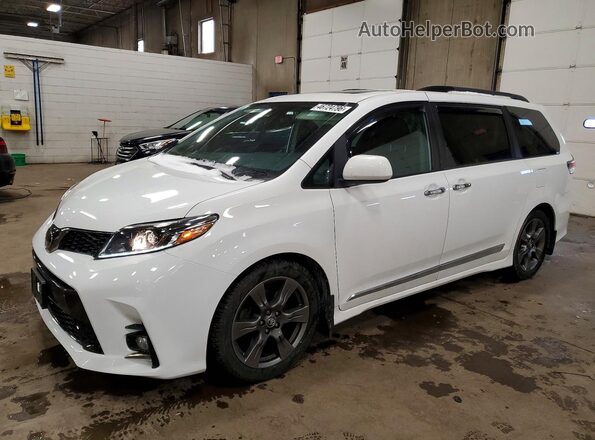 5TDXZ3DCXLS025046 2020 TOYOTA SIENNA White Front left