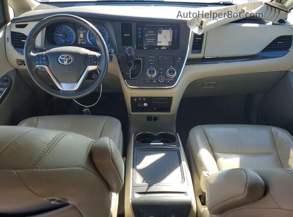 5TDYK3DC3GS744377 2016 TOYOTA SIENNA Белый Вид панели приборов