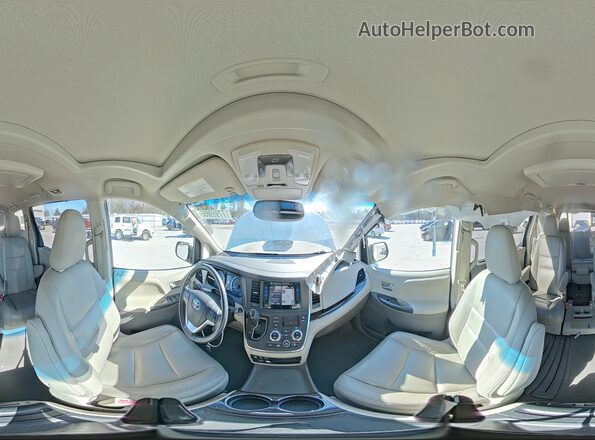 5TDYK3DC3GS744377 2016 TOYOTA SIENNA Белый Панорамный вид салона 360°
