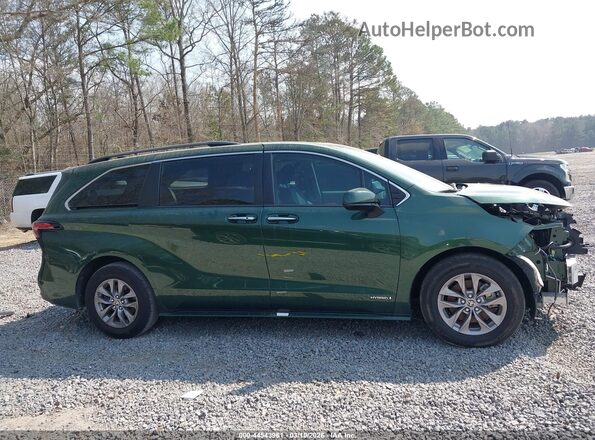 5TDYRKEC3MS007938 2021 TOYOTA LE Green Widok wnętrza 360 stopni