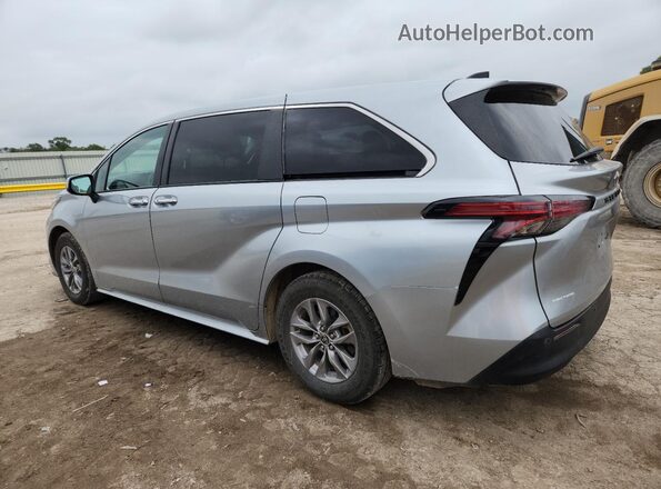 5TDYRKEC3NS094192 2022 TOYOTA SIENNA Silver Задня ліва чверть