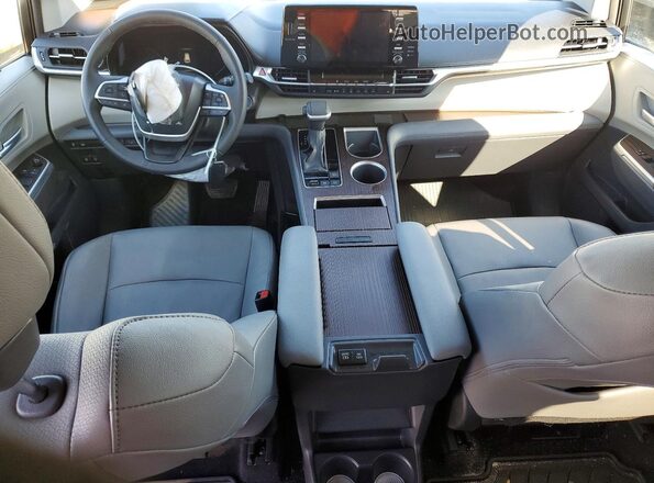 5TDYRKECXPS174480 2023 TOYOTA SIENNA Белый Вид панели приборов