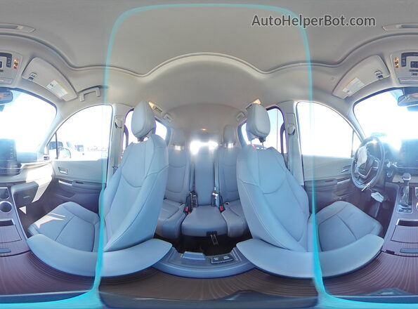 5TDYRKECXPS174480 2023 TOYOTA SIENNA Белый Панорамный вид салона 360°