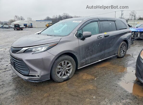 5TDYSKFC5MS007670 2021 TOYOTA SIENNA Серый Передняя левая четверть