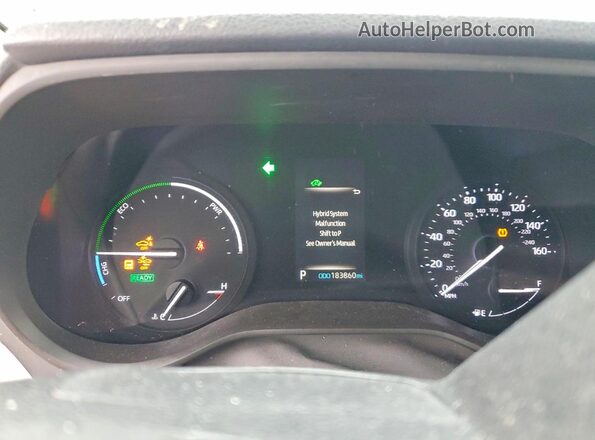 5TDYSKFC5MS007670 2021 TOYOTA SIENNA Серый Вид щитка приборов