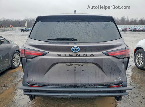 5TDYSKFC5MS007670 2021 TOYOTA SIENNA Серый Вид сзади