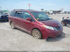 2017 Toyota Sienna Xle 8 Passenger Maroon vin: 5TDYZ3DC0HS882214