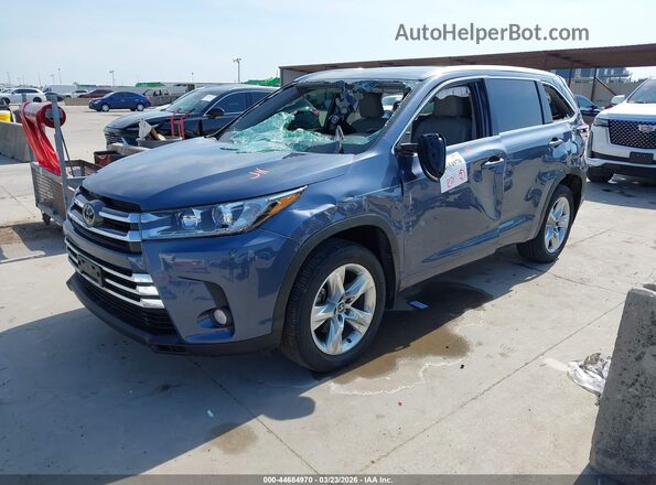 5TDYZRFH3JS280232 2018 TOYOTA LIMITED Blue Front left