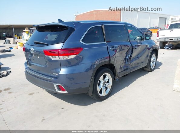5TDYZRFH3JS280232 2018 TOYOTA LIMITED Blue Rear right
