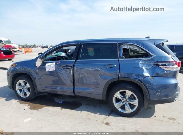 5TDYZRFH3JS280232 2018 TOYOTA LIMITED Blue Front view