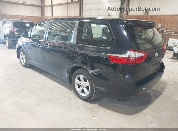 5TDZK3DC1GS759318 2016 TOYOTA SIENNA Черный Задняя левая четверть