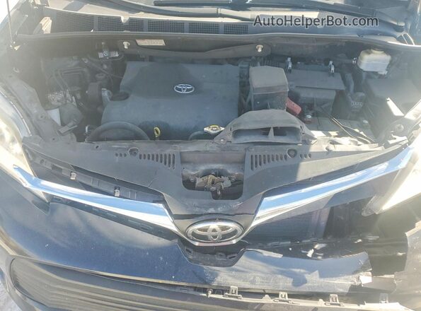 5TDZK3DC5GS750251 2016 TOYOTA SIENNA Черный Вид задней части салона