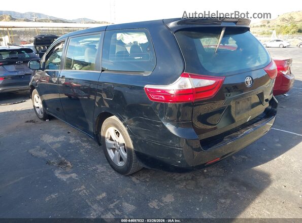 5TDZK3DC8GS715557 2016 TOYOTA SIENNA Черный Задняя левая четверть