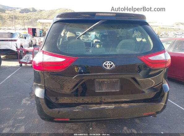 5TDZK3DC8GS715557 2016 TOYOTA SIENNA Черный 