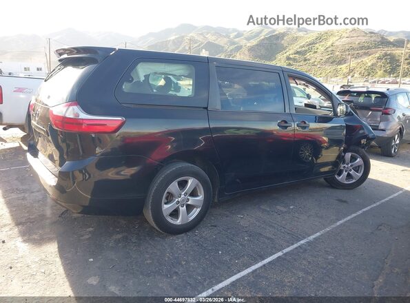 5TDZK3DC8GS715557 2016 TOYOTA SIENNA Черный Вид щитка приборов