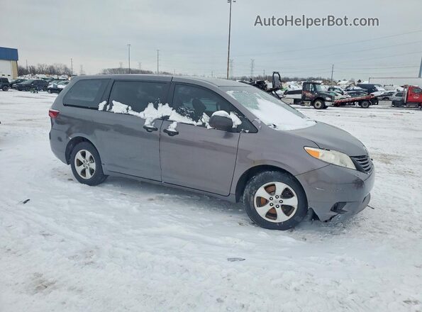 5TDZK3DC9GS750186 2016 TOYOTA SIENNA Серый Передняя правая четверть