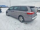 2016 Toyota Sienna Серый vin: 5TDZK3DC9GS750186