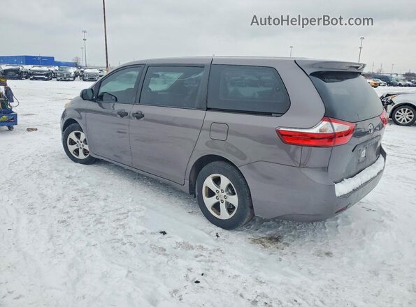 5TDZK3DC9GS750186 2016 TOYOTA SIENNA Серый Задняя левая четверть