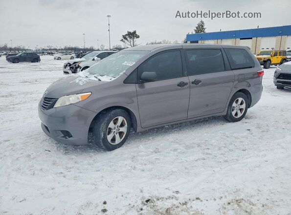 5TDZK3DC9GS750186 2016 TOYOTA SIENNA Серый Передняя левая четверть