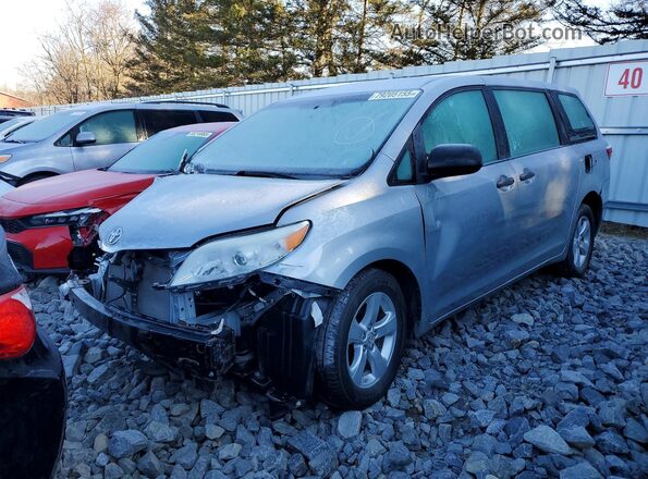 5TDZK3DCXGS697997 2016 TOYOTA SIENNA Silver Front left