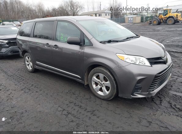 5TDZZ3DC2LS024935 2020 TOYOTA SIENNA Gray წინა მარჯვენა