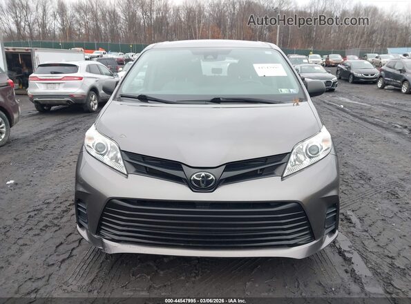 5TDZZ3DC2LS024935 2020 TOYOTA SIENNA Gray ხელსაწყოთა პანელის ხედი