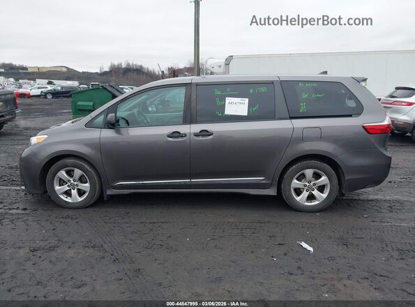 5TDZZ3DC2LS024935 2020 TOYOTA SIENNA Gray სალონის 360-გრადუსიანი ხედი